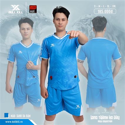 Áo Bóng Đá không Logo Dullkill Hổ Đấu Xanh Da
